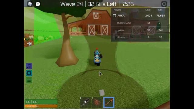 Testing the Nuke Launcher [ROBLOX] Zombie Rush but its testing. смотреть онлайн