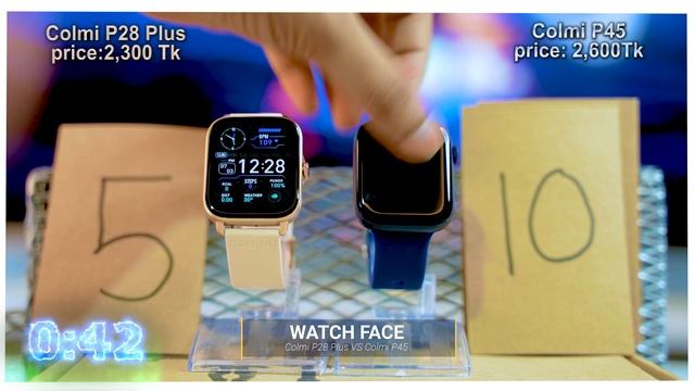 Colmi P28 PLus vs Colmi P45 Smart Watch Head to Head Comparison 2022 | Review Plaza смотреть онлайн