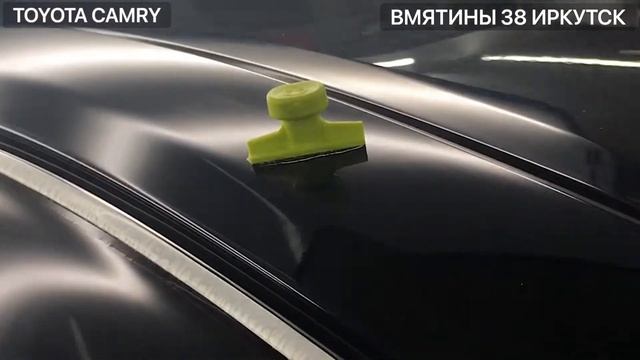 TOYOTA CAMRY ремонт вмятины без покраски до/после смотреть онлайн