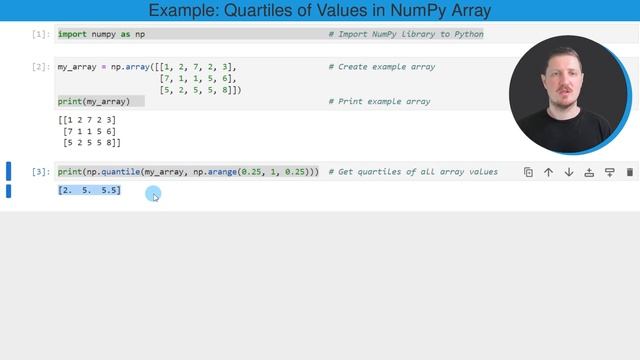 Quantile of NumPy Array in Python (Example) | Get Quartile with np.quantile & np.arange Functions смотреть онлайн