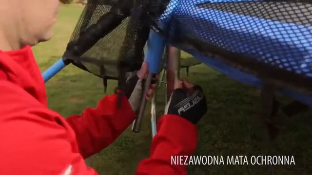 Батут с сеткой подробная УСТАНОВКА 252см/312см/374см / 404см смотреть онлайн