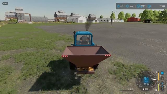 FS22 - НОВГОРОДОВКА. Купил участок с урожаем. Запустил производство муки # 23 смотреть онлайн