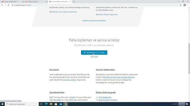 WORDPRESS KURULUMU 2021 | CPanel Veritabanı Oluşturma | wp-config Düzenleme | Kurulum смотреть онлайн