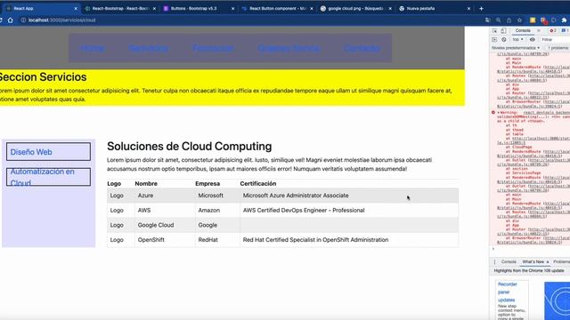 React-Componente Table - reactBootstrap(II) смотреть онлайн