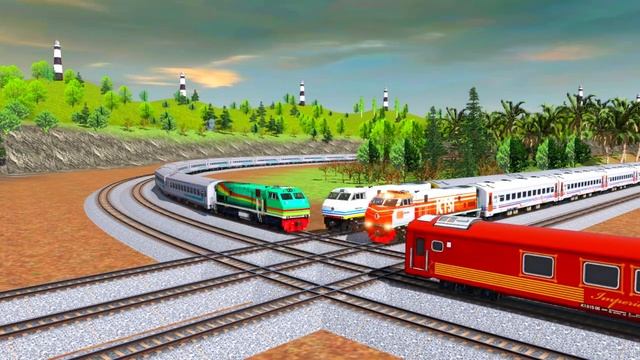 BEST 6 DIESEL TRAINS CRAZY CROSSING ON TRIPLE CROSS X RAILROAD TRACK-CRAZY SHARP TURN RAILWAYS TRAC смотреть онлайн