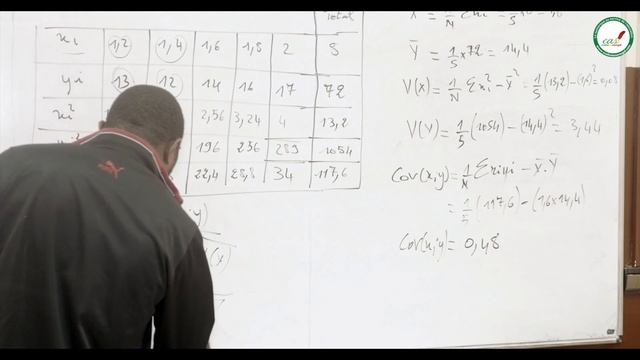 Cours - Terminale - Mathématiques : Statistiques / Disposition pratique en vue du calcul des para.. смотреть онлайн