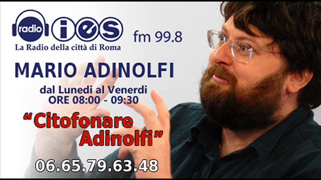 LINO DAMIANI (AGENDA CULTURALE, JAZZ) CITOFONARE ADINOLFI RADIO IES