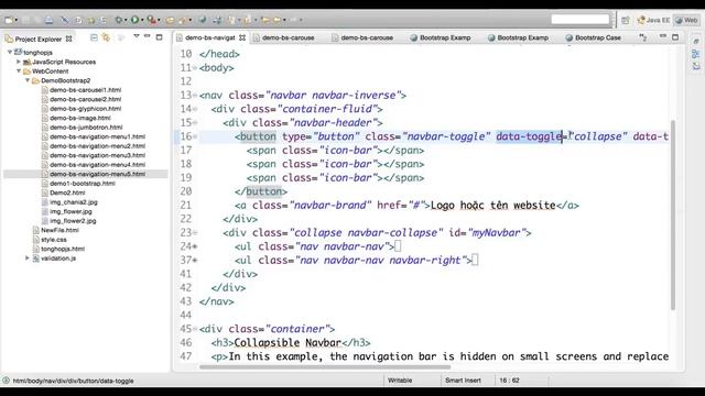 Hướng Dẫn Học Bootstrap Framework Buổi 7 - Navbar - Part 2 смотреть онлайн