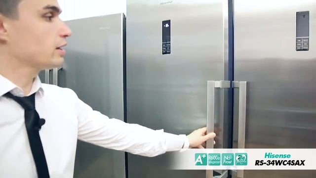 Обзор морозильника Hisense RS-34WC4SAW и RS-34WC4SAS смотреть онлайн