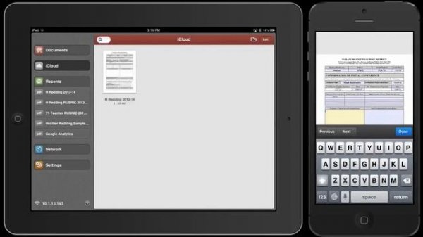 PDF Expert Save to iCloud