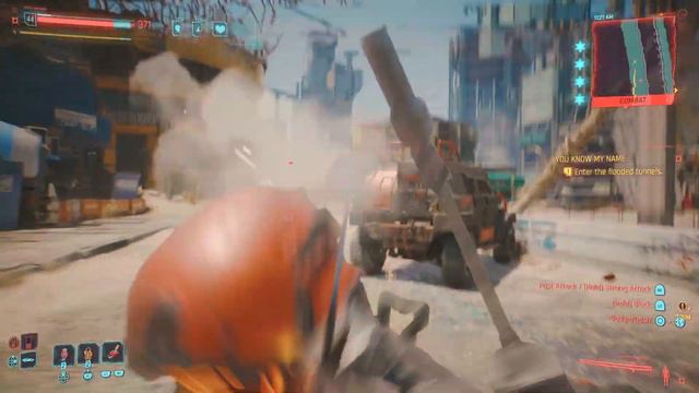 Cyberpunk 2077 - combat and finishers смотреть онлайн