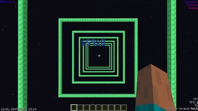 Falling 1.5 million blocks in Minecraft (Cubic Chunks mod) смотреть онлайн