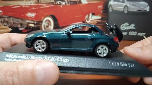 Обзор модели Mercedes-Benz SLK 1:43 Minichamps
