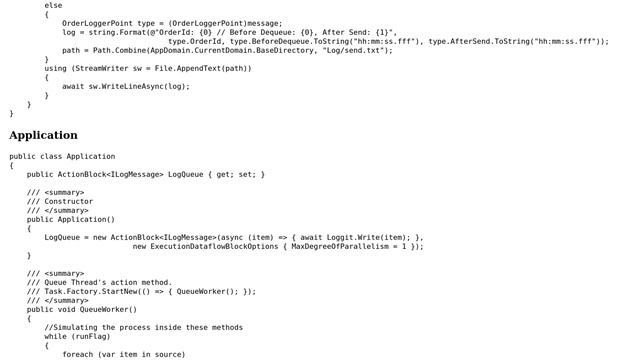 Async time logging in multithread application смотреть онлайн