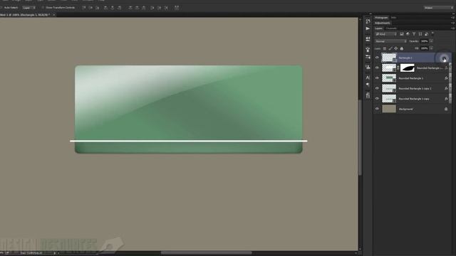 How to Create a Clean 3D Button + PSD — Photoshop Tutorial смотреть онлайн
