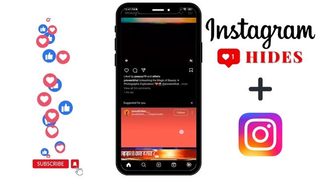 Instagram Pe Like Hide Problem | Instagram Pe Like Ko Hide Kaise Kare смотреть онлайн