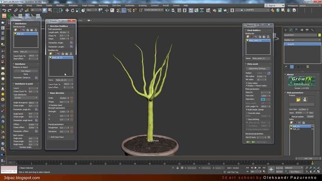 Урок по моделированию апельсинового дерева с GrowFX в 3ds Max. Часть 1 смотреть онлайн