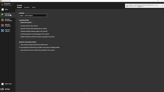 Minecraft & Minecraft Launcher Sprache ändern (JAVA) смотреть онлайн