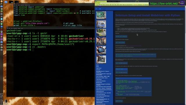 Selenium Setup and Install Webdriver with Python and Firefox смотреть онлайн