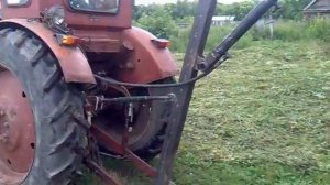 Самодельный кран на трактор Т - 40