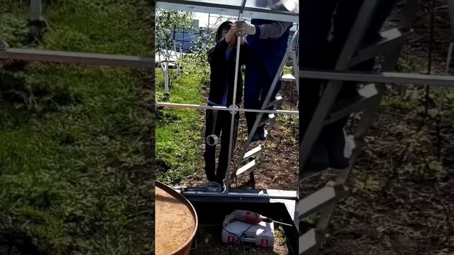 Теплица на бетонном фундаменте смотреть онлайн