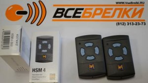 HORMANN HSM4 (868 Mhz) программирование пультов.MOV