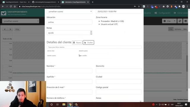 Sistema de citas y Gestión de clientes (PHP) смотреть онлайн