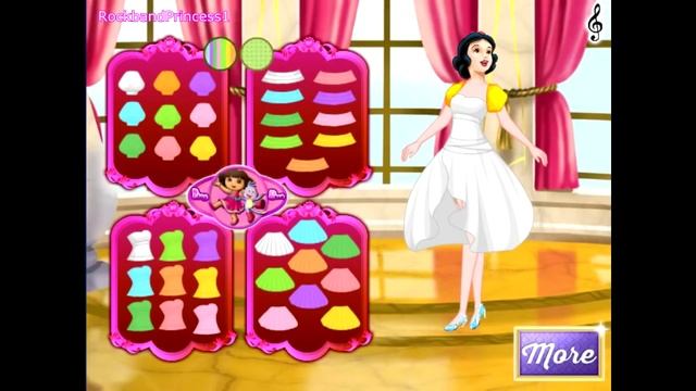 Play Disney Princess Games Disney Princess Snow White Dress Up Games смотреть онлайн