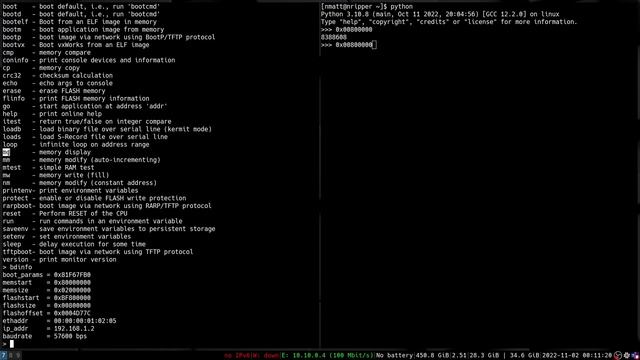 Extracting Firmware from Linux Router using the U-Boot Bootloader and UART смотреть онлайн