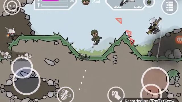 Прохождение игры doodle army 2: mini militia смотреть онлайн