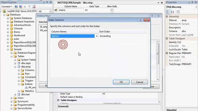 11-How to create an index for a column in a table in a SQL Server database смотреть онлайн