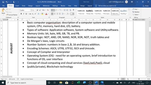 11 CS SPLIT UP NEW SYLLABUS | COMPUTER SCIENCE смотреть онлайн