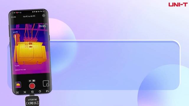 UNI T UTi261M Thermal Imager Camera for Phone смотреть онлайн