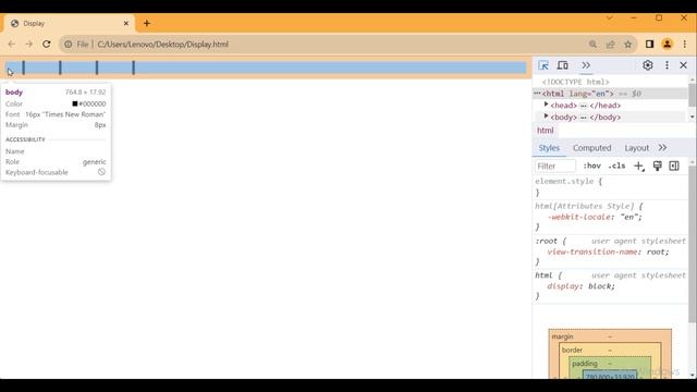 CSS Display Property | Display inline-block | Display none. смотреть онлайн