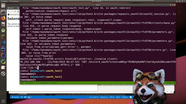 Live Coding: Flask & OAuth2 (Login with Discord) смотреть онлайн
