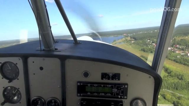 Облет самолета SkyRanger на поплавках. смотреть онлайн