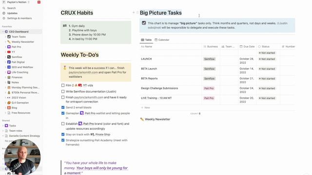How I Run 4 Businesses with Notion - FULL WALKTHROUGH смотреть онлайн