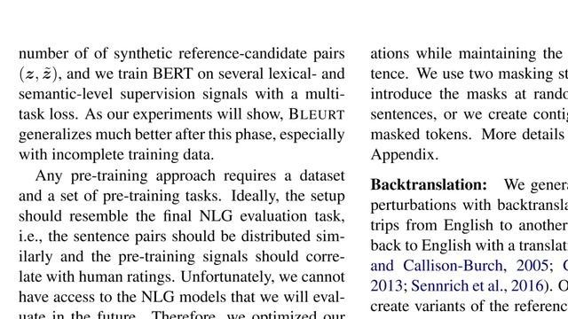 BLEURT: Learning Robust Metrics for Text Generation (Paper Explained) смотреть онлайн