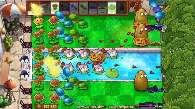 В БАССЕЙНЕ ТОЖЕ СЛОЖНО ВЫЖИВАТЬ! | Plants Vs Zombies Прохождение #30 смотреть онлайн