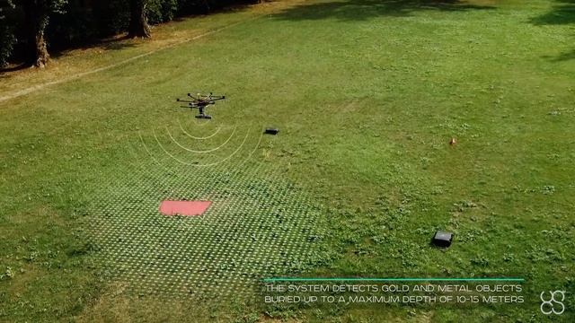 Metal detection with drone equipped with magnetometer смотреть онлайн