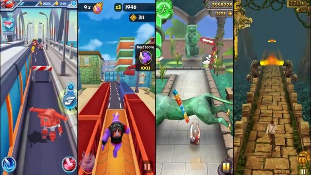 Super Wings Jett Run Vs Rhinbo Runner Game Vs Temple Run 2 Enchanted Palace Vs Temple Run - Endless смотреть онлайн