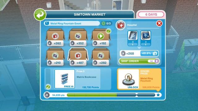 The Sims Freeplay - Metal Ring Fountain (Simtown Market) смотреть онлайн