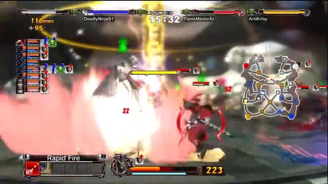 Guilty Gear 2: Xithmos (Raven) and DeadlyNinja (Sin) vs. AJ (Izuna) and Antikirby (Valentine) смотреть онлайн