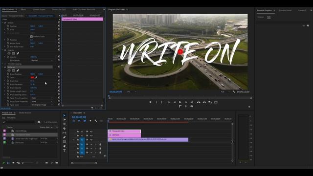 Handwriting WRITE ON Effect Tutorial In Premiere Pro смотреть онлайн