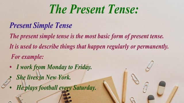 Learning the Present Tense A guide for beginners смотреть онлайн