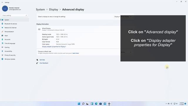 ?? Change refresh rate Monitor Windows 11 ✔️ Change monitor ? (LEARN 3 WAYS!) смотреть онлайн