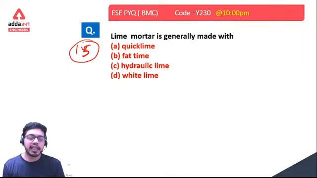 The JE Cracker | CIVIL ENGINEERING | BMC | ESE/ IES | Previous Year Paper Solution (set -1)