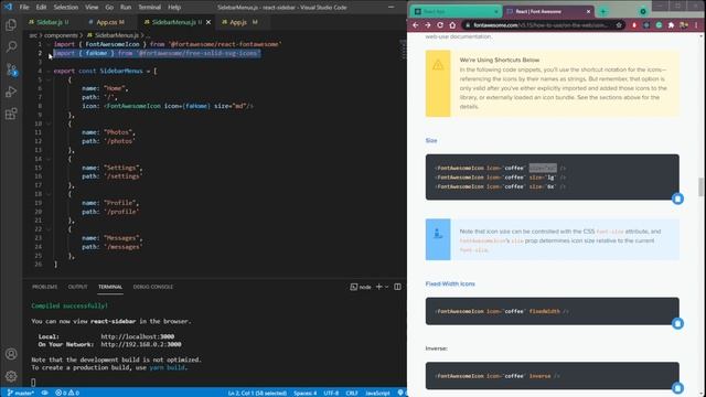 Let's build a Sidebar Menu using React - React Tutorials смотреть онлайн
