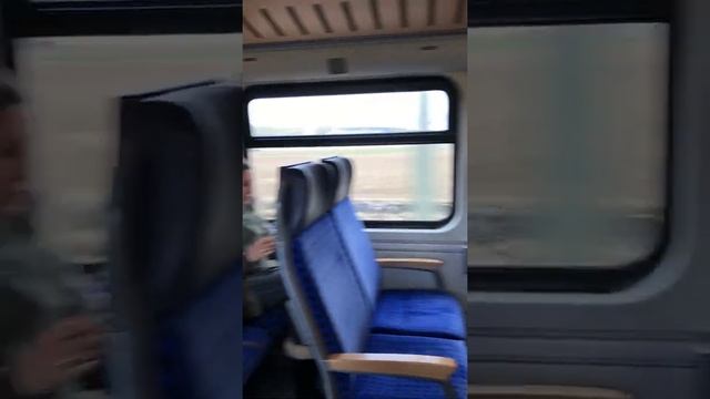 Train Memmingen-Munich, Germany/Электричка Мемминген-Мюнхен, Германия смотреть онлайн