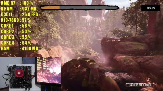 Far Cry Primal AMD APU A10-7860K[BENCHMARK] смотреть онлайн